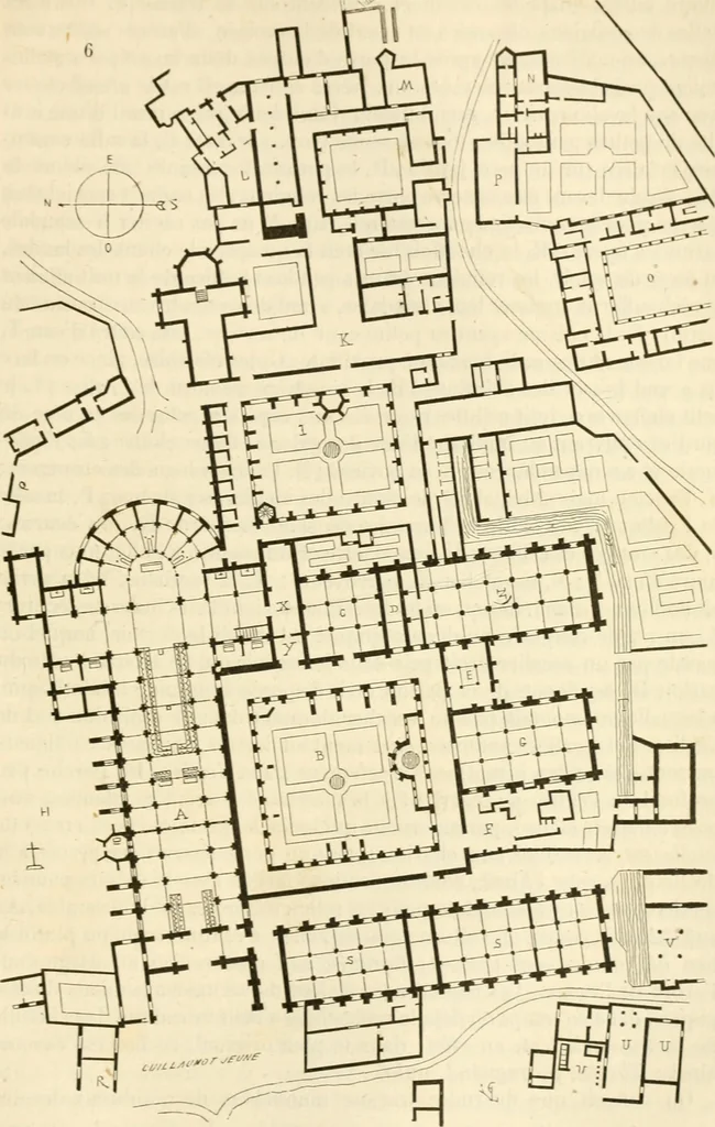 An illustration from Dictionnaire raisonné de l'architecture française du XIe au XVIe siècle, 1858, leaf 292