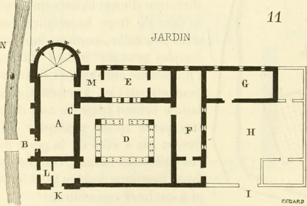An illustration from Dictionnaire raisonné de l'architecture française du XIe au XVIe siècle, 1858, leaf 301