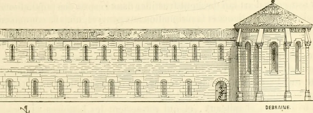 An illustration from Dictionnaire raisonné de l'architecture française du XIe au XVIe siècle, 1858, leaf 302