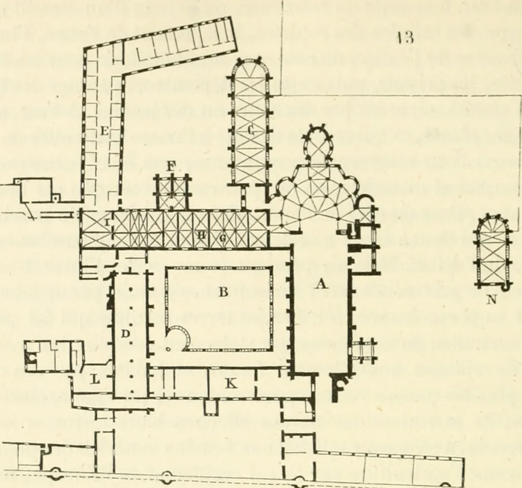An illustration from Dictionnaire raisonné de l'architecture française du XIe au XVIe siècle, 1858, leaf 309