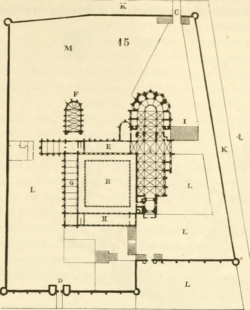 An illustration from Dictionnaire raisonné de l'architecture française du XIe au XVIe siècle, 1858, leaf 310