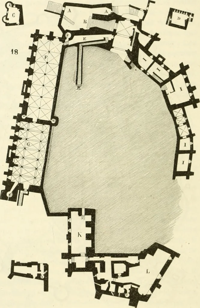An illustration from Dictionnaire raisonné de l'architecture française du XIe au XVIe siècle, 1858, leaf 315