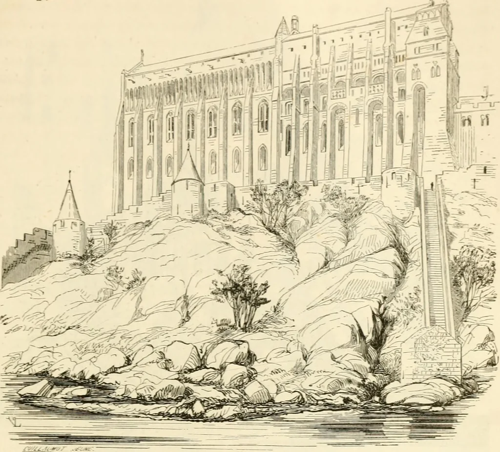 An illustration from Dictionnaire raisonné de l'architecture française du XIe au XVIe siècle, 1858, leaf 318