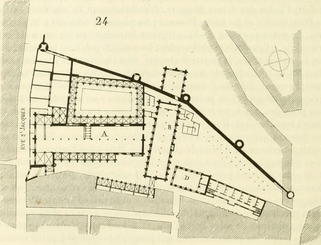 An illustration from Dictionnaire raisonné de l'architecture française du XIe au XVIe siècle, 1858, leaf 323