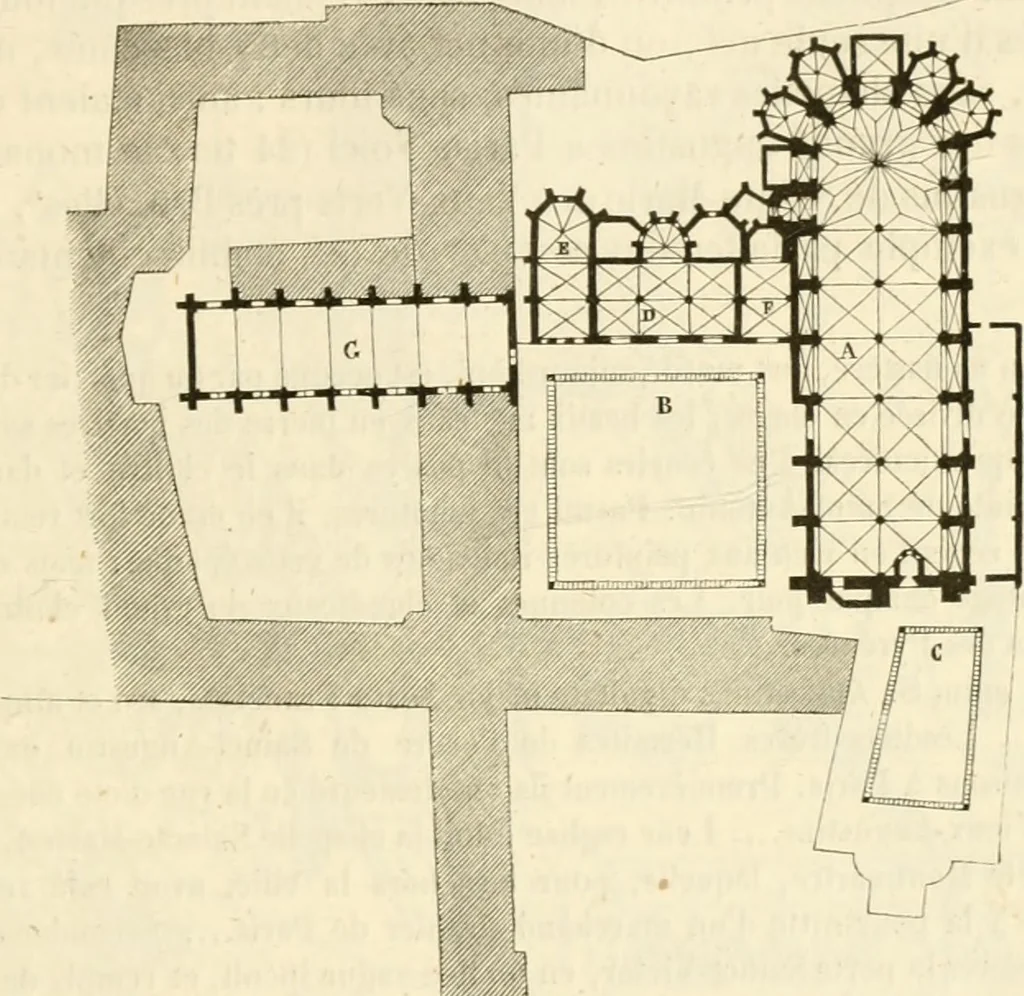 An illustration from Dictionnaire raisonné de l'architecture française du XIe au XVIe siècle, 1858, leaf 324