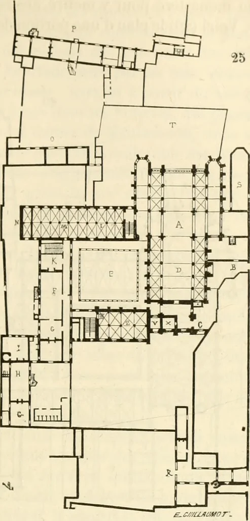An illustration from Dictionnaire raisonné de l'architecture française du XIe au XVIe siècle, 1858, leaf 328