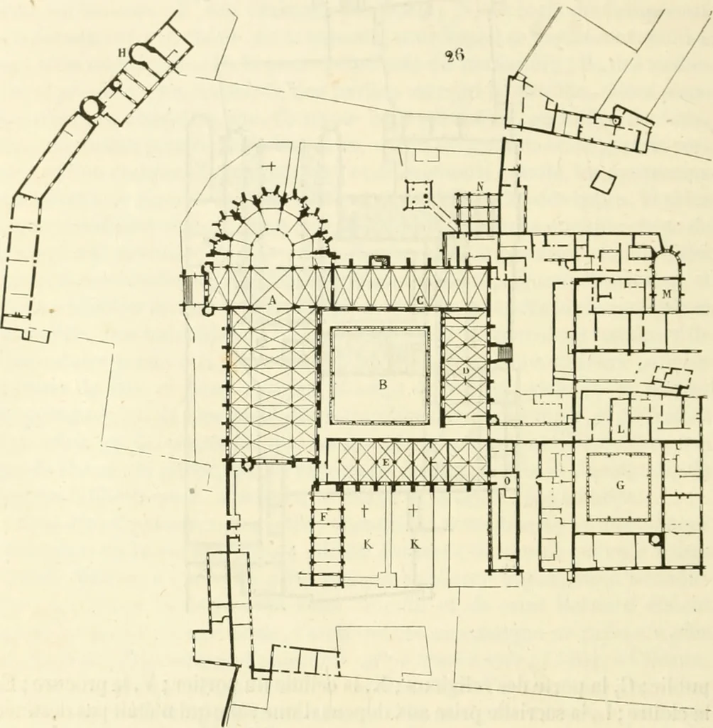 An illustration from Dictionnaire raisonné de l'architecture française du XIe au XVIe siècle, 1858, leaf 329