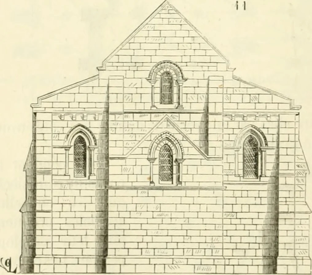 An illustration from Dictionnaire raisonné de l'architecture française du XIe au XVIe siècle, 1858, leaf 33
