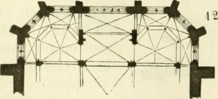 An illustration from Dictionnaire raisonné de l'architecture française du XIe au XVIe siècle, 1858, leaf 33
