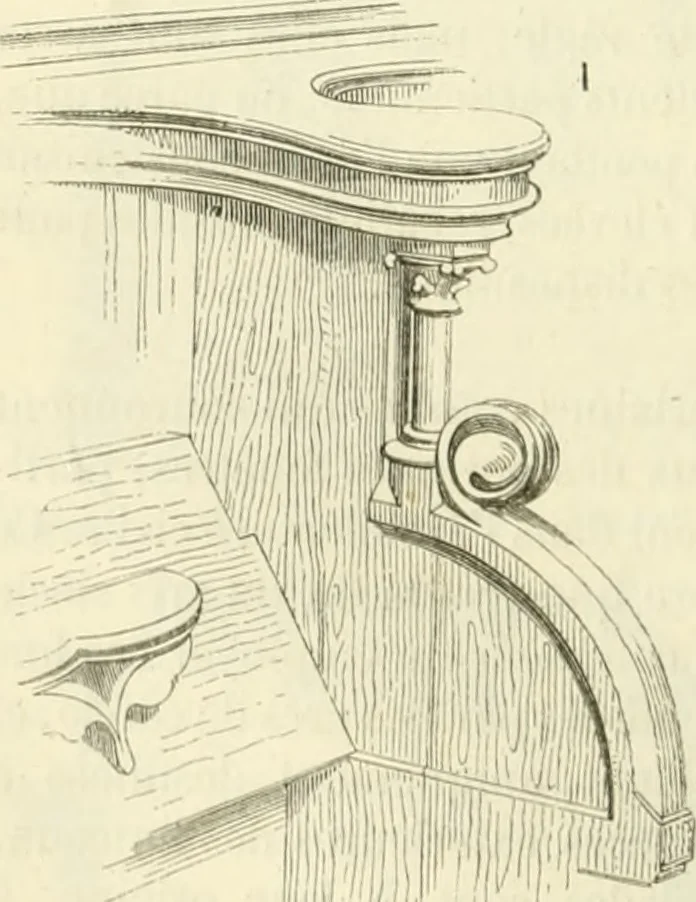An illustration from Dictionnaire raisonné de l'architecture française du XIe au XVIe siècle, 1858, leaf 35