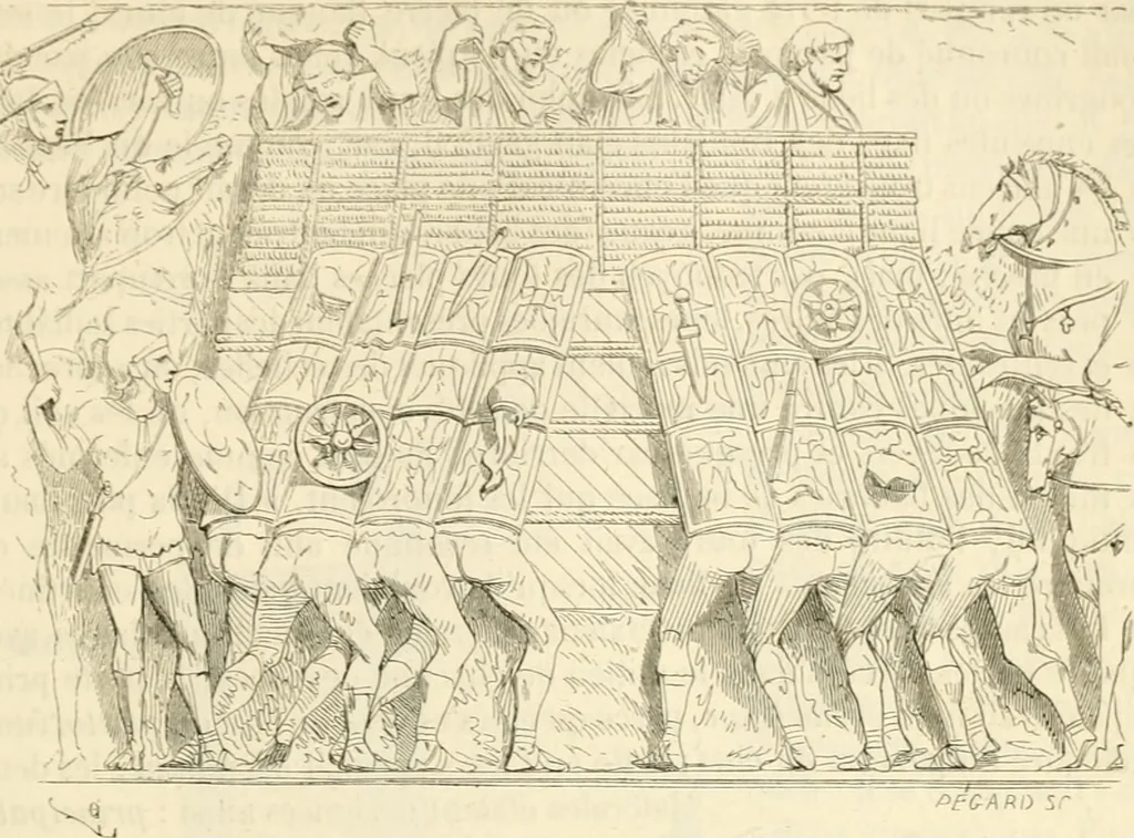 An illustration from Dictionnaire raisonné de l'architecture française du XIe au XVIe siècle, 1858, leaf 354