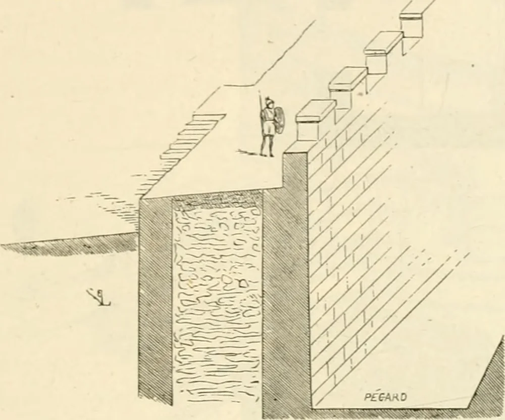 An illustration from Dictionnaire raisonné de l'architecture française du XIe au XVIe siècle, 1858, leaf 356