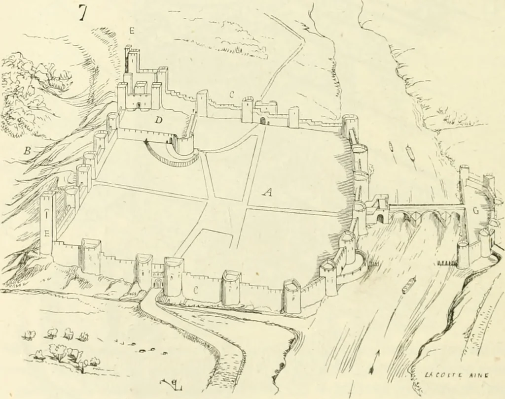 An illustration from Dictionnaire raisonné de l'architecture française du XIe au XVIe siècle, 1858, leaf 359