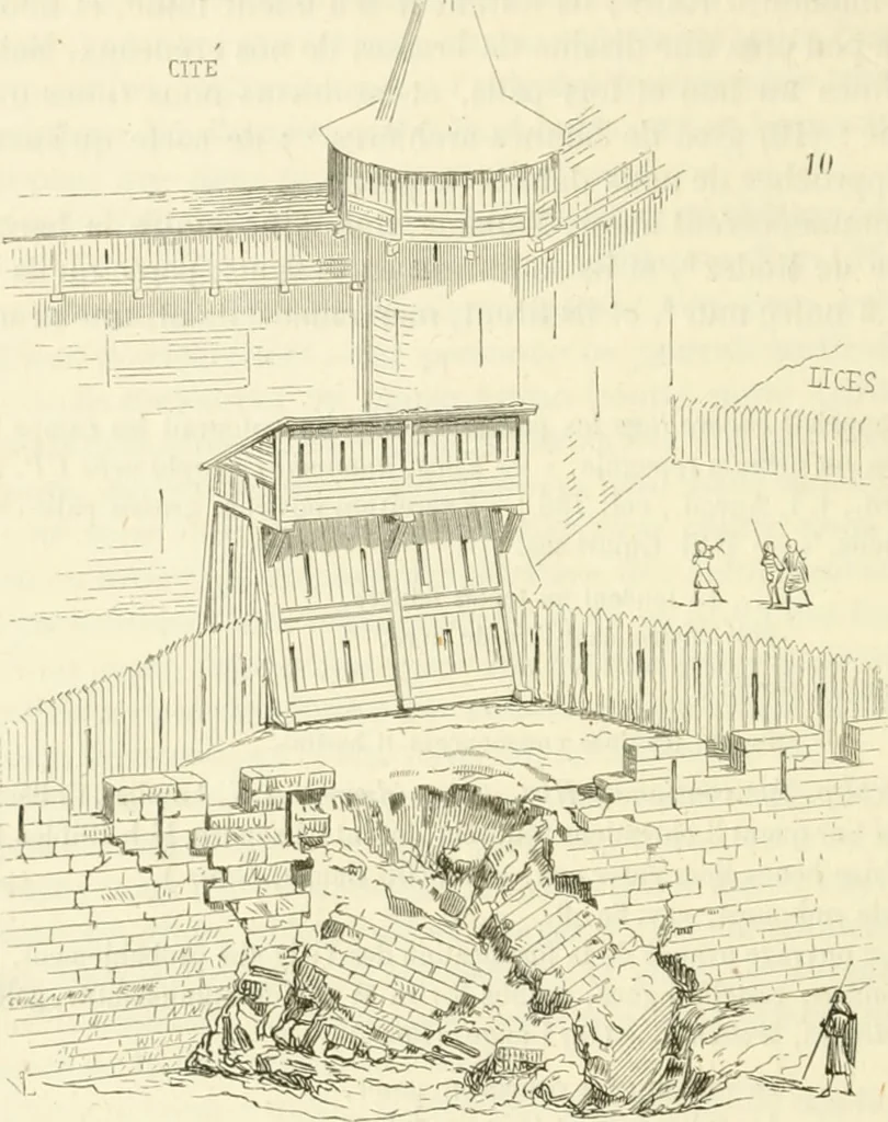 An illustration from Dictionnaire raisonné de l'architecture française du XIe au XVIe siècle, 1858, leaf 373