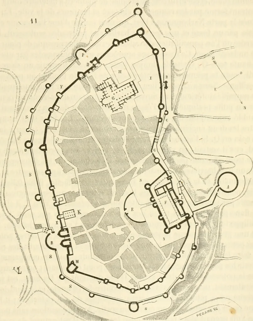 An illustration from Dictionnaire raisonné de l'architecture française du XIe au XVIe siècle, 1858, leaf 378
