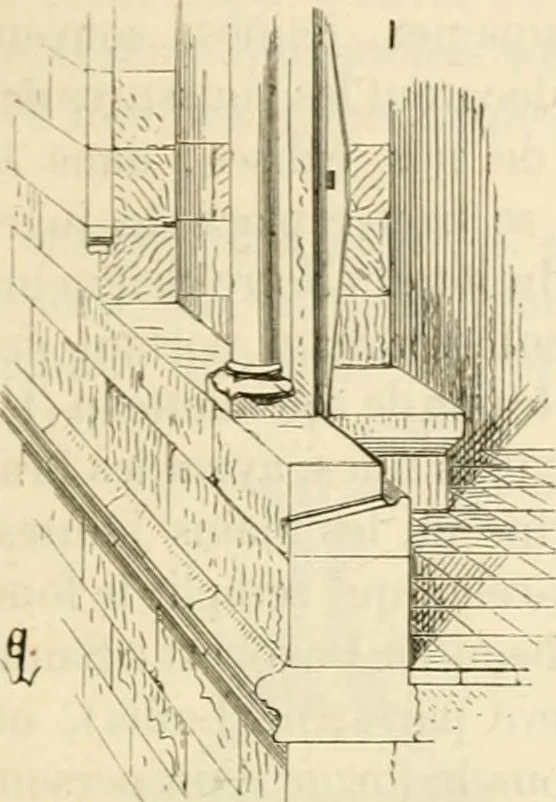 An illustration from Dictionnaire raisonné de l'architecture française du XIe au XVIe siècle, 1858, leaf 38