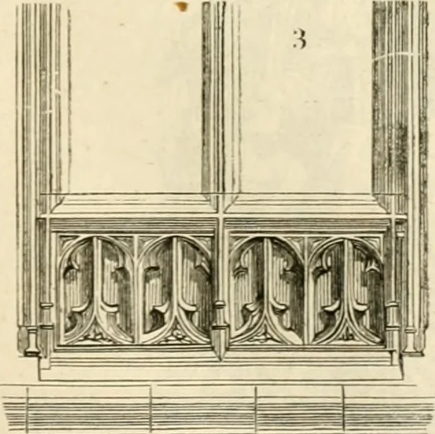 An illustration from Dictionnaire raisonné de l'architecture française du XIe au XVIe siècle, 1858, leaf 38