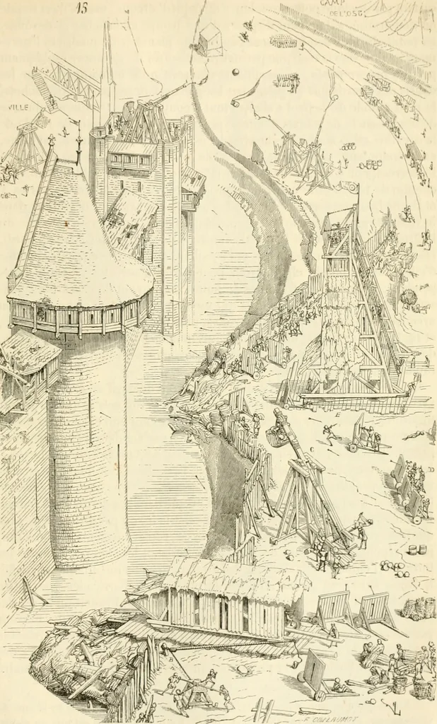 An illustration from Dictionnaire raisonné de l'architecture française du XIe au XVIe siècle, 1858, leaf 388