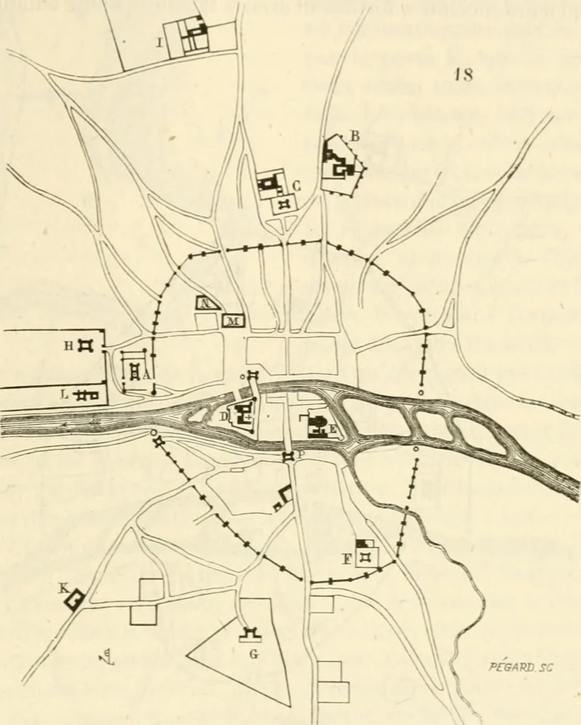An illustration from Dictionnaire raisonné de l'architecture française du XIe au XVIe siècle, 1858, leaf 394
