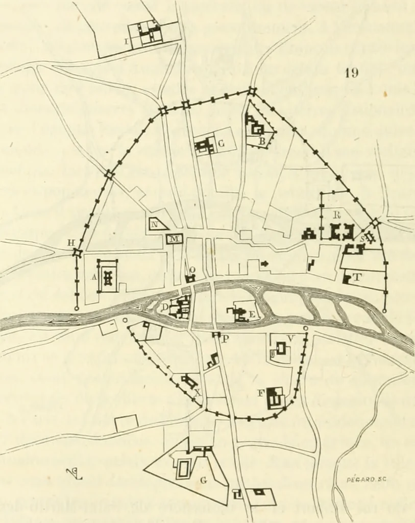 An illustration from Dictionnaire raisonné de l'architecture française du XIe au XVIe siècle, 1858, leaf 395