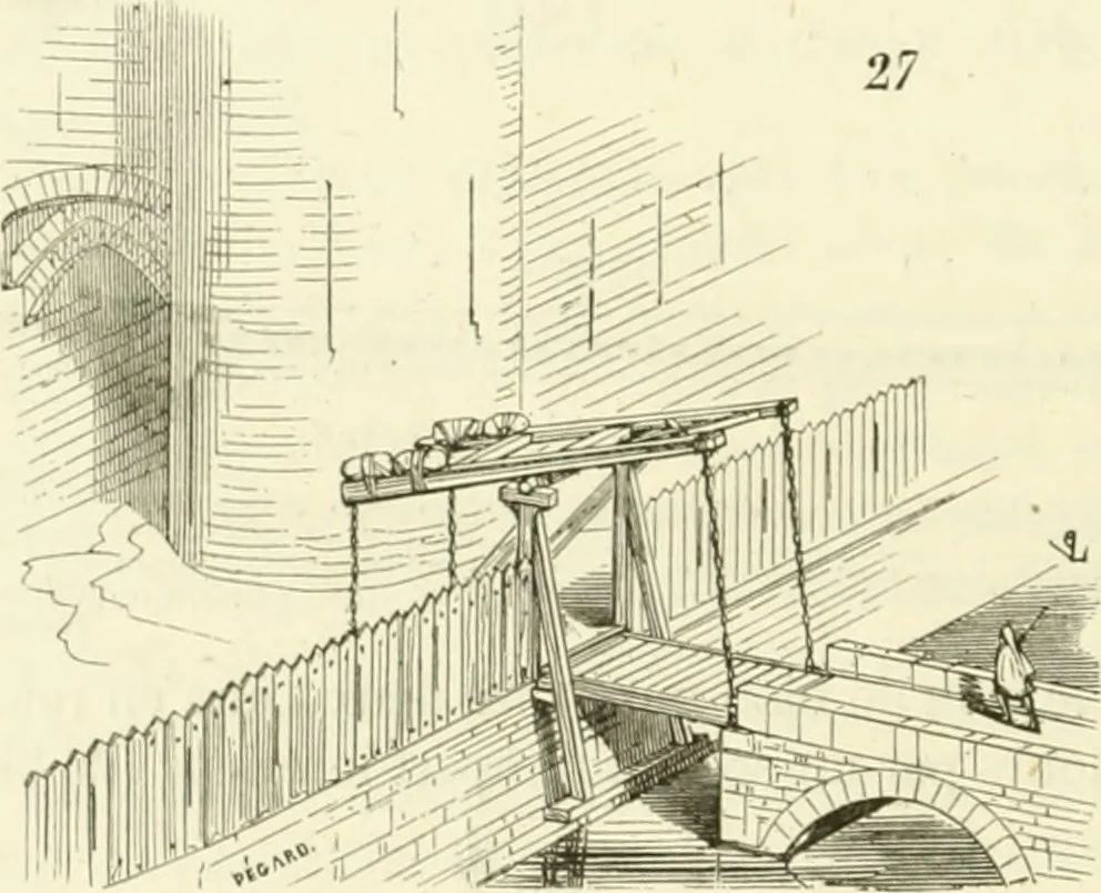 An illustration from Dictionnaire raisonné de l'architecture française du XIe au XVIe siècle, 1858, leaf 405