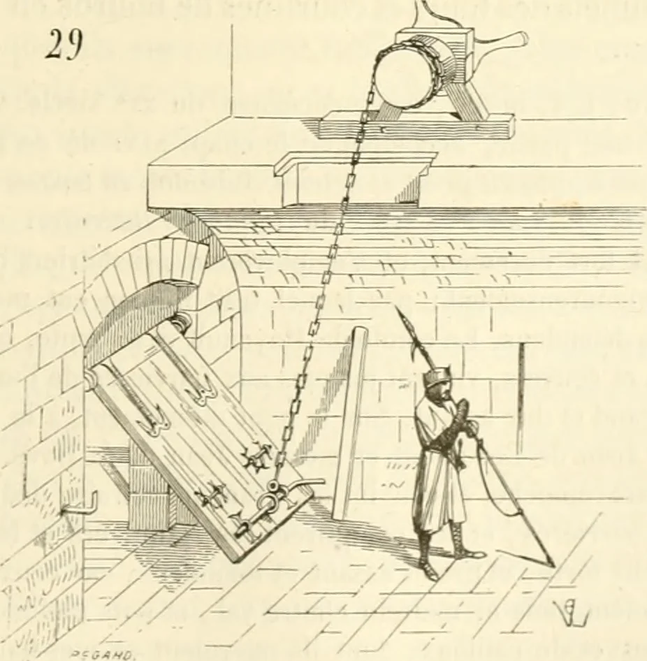 An illustration from Dictionnaire raisonné de l'architecture française du XIe au XVIe siècle, 1858, leaf 406