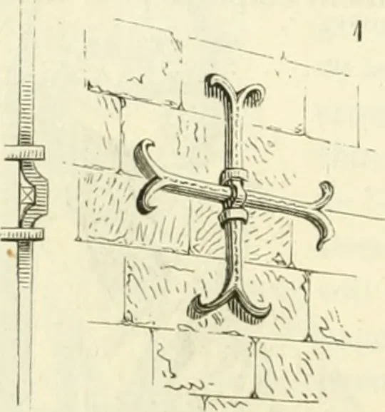 An illustration from Dictionnaire raisonné de l'architecture française du XIe au XVIe siècle, 1858, leaf 41
