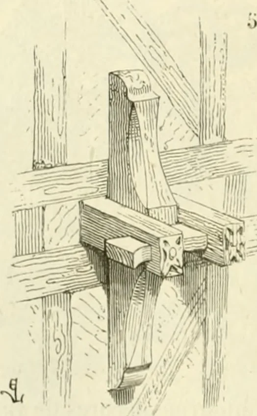 An illustration from Dictionnaire raisonné de l'architecture française du XIe au XVIe siècle, 1858, leaf 41
