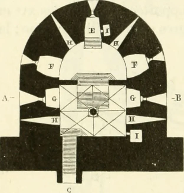 An illustration from Dictionnaire raisonné de l'architecture française du XIe au XVIe siècle, 1858, leaf 437