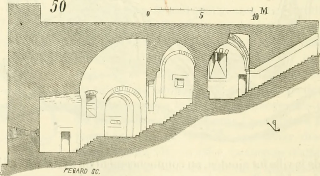 An illustration from Dictionnaire raisonné de l'architecture française du XIe au XVIe siècle, 1858, leaf 437