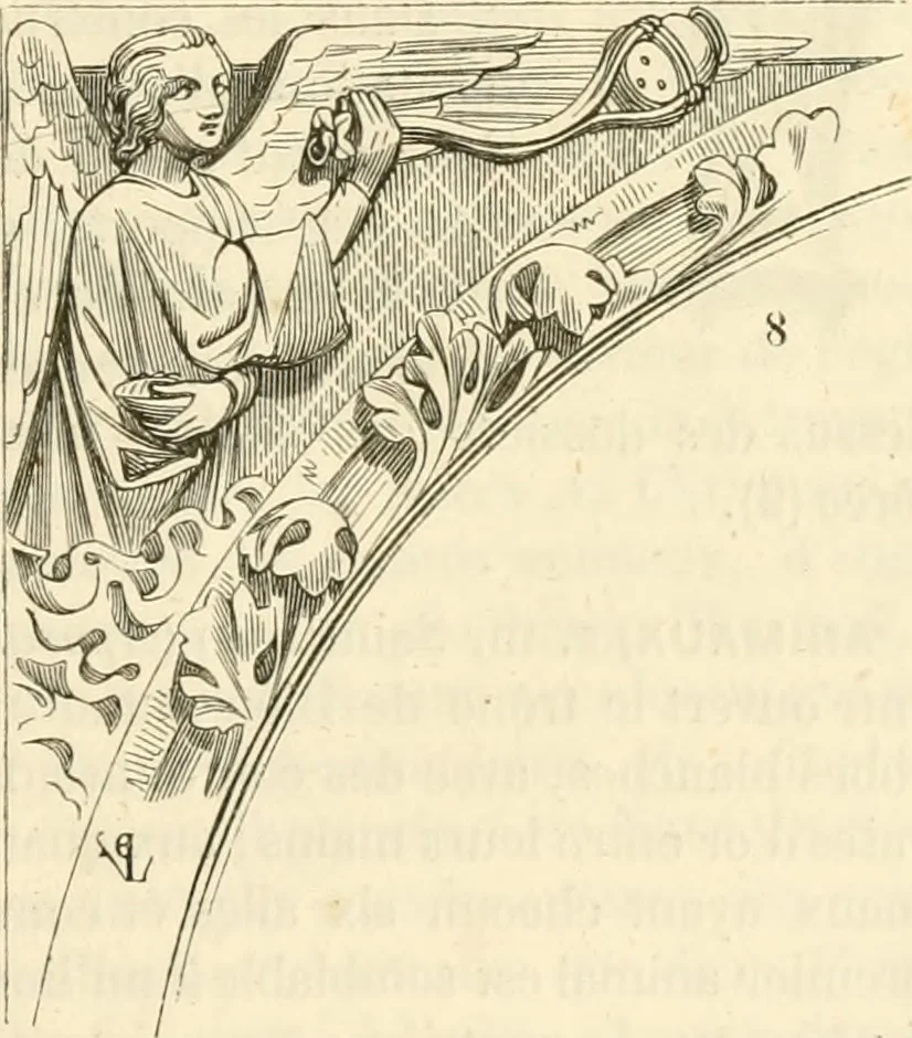 An illustration from Dictionnaire raisonné de l'architecture française du XIe au XVIe siècle, 1858, leaf 44