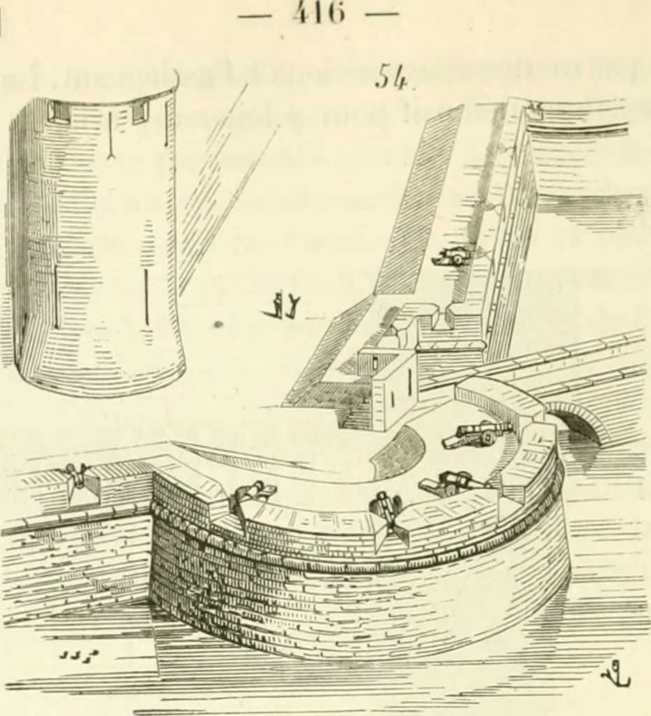 An illustration from Dictionnaire raisonné de l'architecture française du XIe au XVIe siècle, 1858, leaf 441