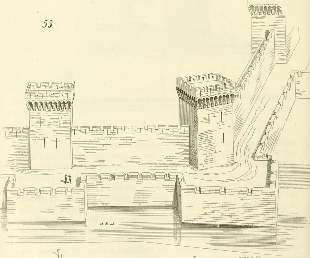 An illustration from Dictionnaire raisonné de l'architecture française du XIe au XVIe siècle, 1858, leaf 441