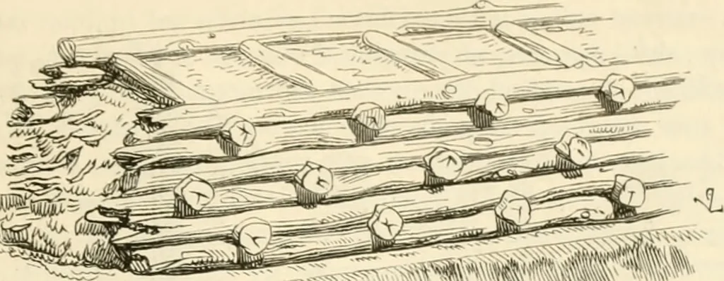 An illustration from Dictionnaire raisonné de l'architecture française du XIe au XVIe siècle, 1858, leaf 448
