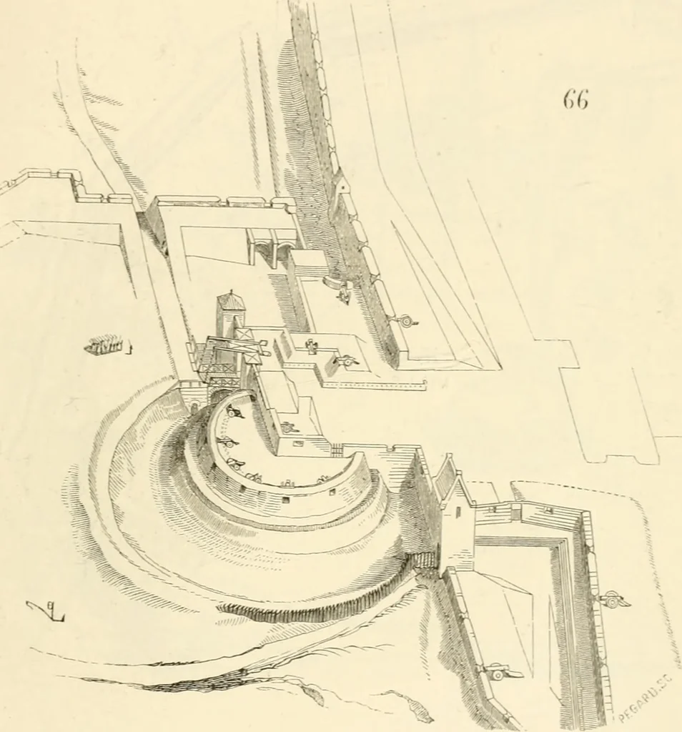 An illustration from Dictionnaire raisonné de l'architecture française du XIe au XVIe siècle, 1858, leaf 452