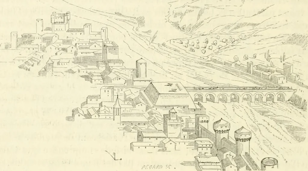 An illustration from Dictionnaire raisonné de l'architecture française du XIe au XVIe siècle, 1858, leaf 457
