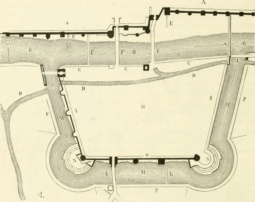 An illustration from Dictionnaire raisonné de l'architecture française du XIe au XVIe siècle, 1858, leaf 461