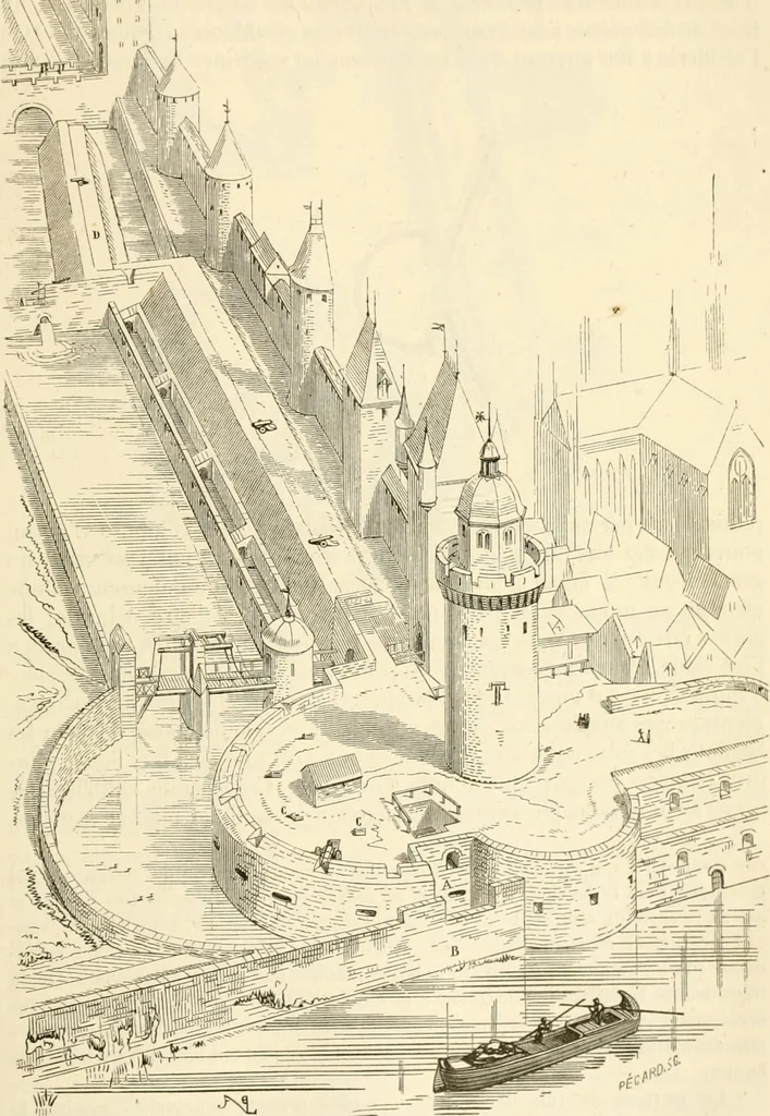 An illustration from Dictionnaire raisonné de l'architecture française du XIe au XVIe siècle, 1858, leaf 462