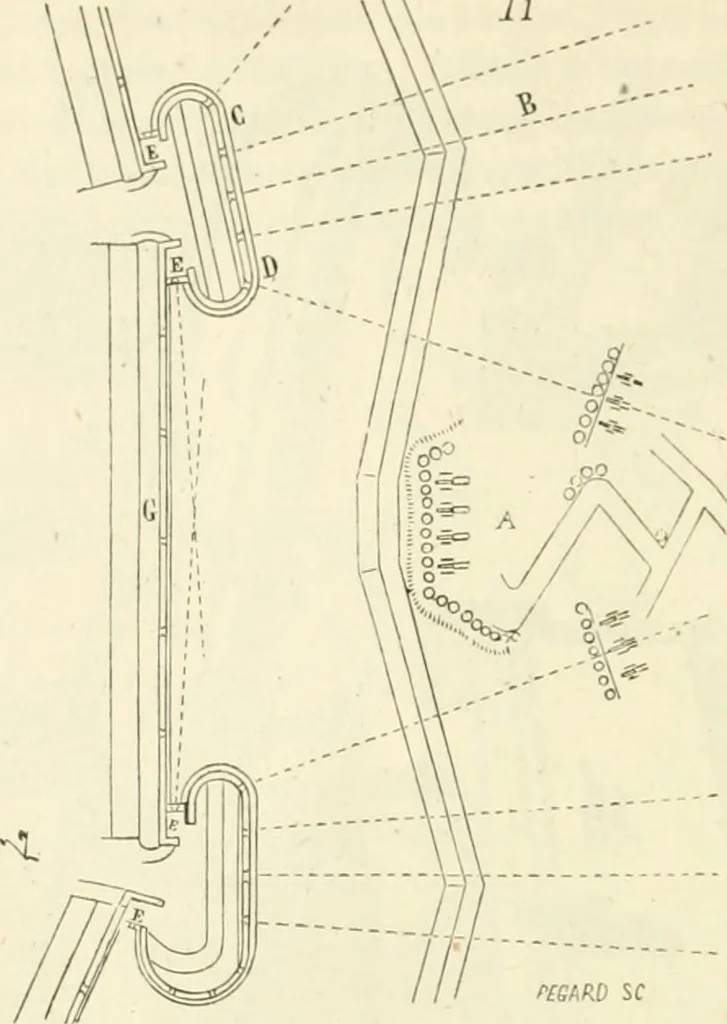 An illustration from Dictionnaire raisonné de l'architecture française du XIe au XVIe siècle, 1858, leaf 465