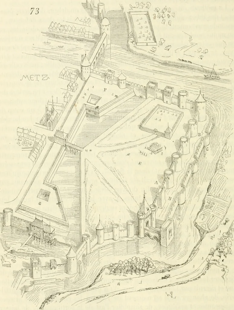 An illustration from Dictionnaire raisonné de l'architecture française du XIe au XVIe siècle, 1858, leaf 473
