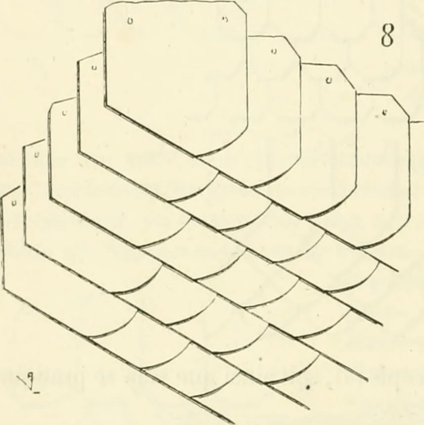 An illustration from Dictionnaire raisonné de l'architecture française du XIe au XVIe siècle, 1858, leaf 481
