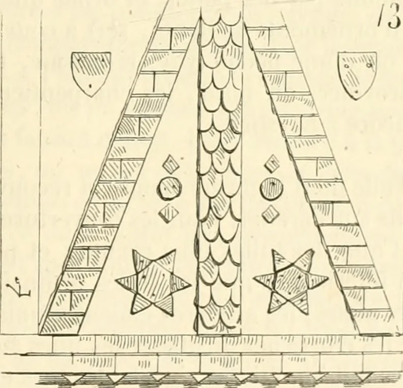 An illustration from Dictionnaire raisonné de l'architecture française du XIe au XVIe siècle, 1858, leaf 484