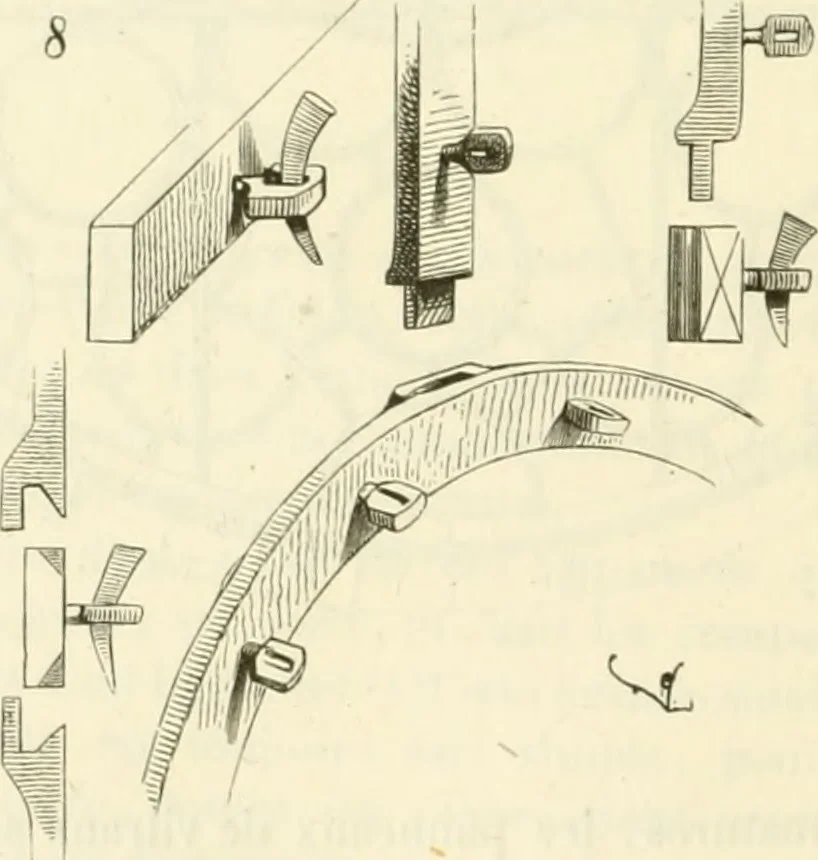 An illustration from Dictionnaire raisonné de l'architecture française du XIe au XVIe siècle, 1858, leaf 491
