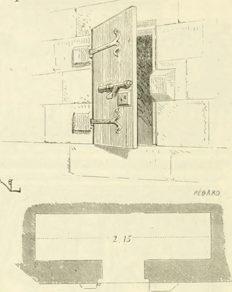 An illustration from Dictionnaire raisonné de l'architecture française du XIe au XVIe siècle, 1858, leaf 495