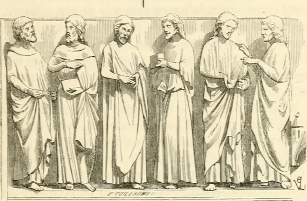 An illustration from Dictionnaire raisonné de l'architecture française du XIe au XVIe siècle, 1858, leaf 50