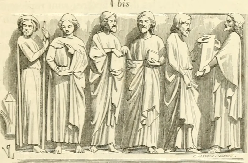An illustration from Dictionnaire raisonné de l'architecture française du XIe au XVIe siècle, 1858, leaf 50