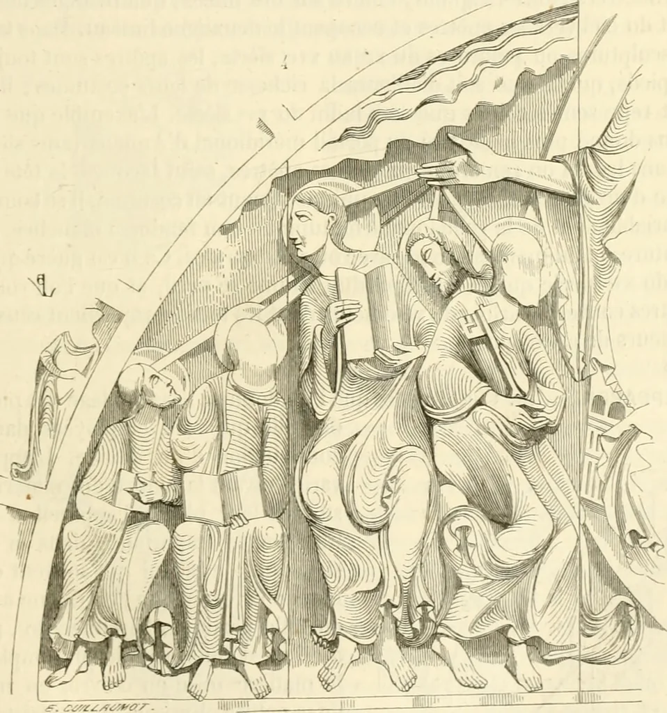 An illustration from Dictionnaire raisonné de l'architecture française du XIe au XVIe siècle, 1858, leaf 52