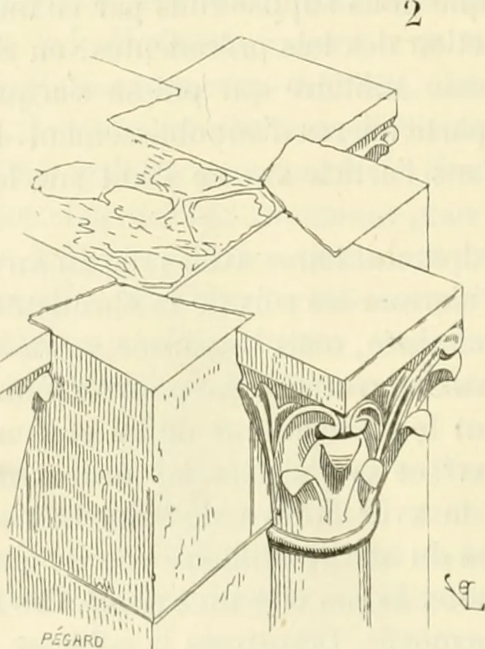 An illustration from Dictionnaire raisonné de l'architecture française du XIe au XVIe siècle, 1858, leaf 529