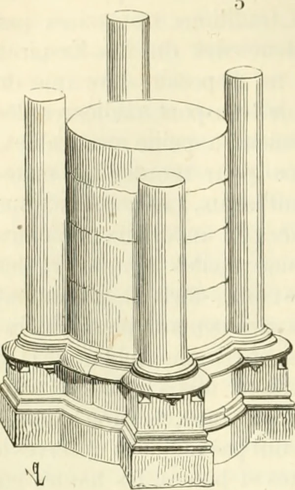 An illustration from Dictionnaire raisonné de l'architecture française du XIe au XVIe siècle, 1858, leaf 55