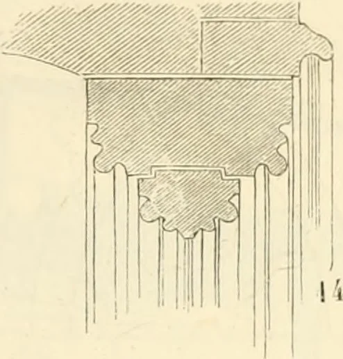 An illustration from Dictionnaire raisonné de l'architecture française du XIe au XVIe siècle, 1858, leaf 58